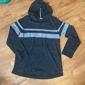 Youth boys long sleeve hooded tee